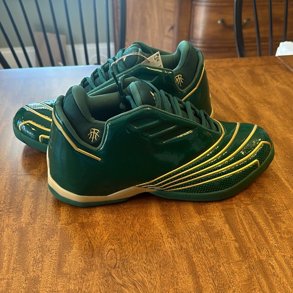 ADIDAS men’s TMAC 2 Restomod Dark Green- Gold (FY9931) Lebron James SVSM - Picture 11 of 16